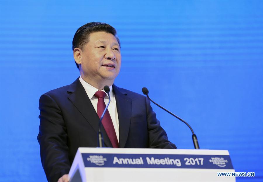 SWITZERLAND-DAVOS-CHINA-XI JINPING-KEYNOTE SPEECH