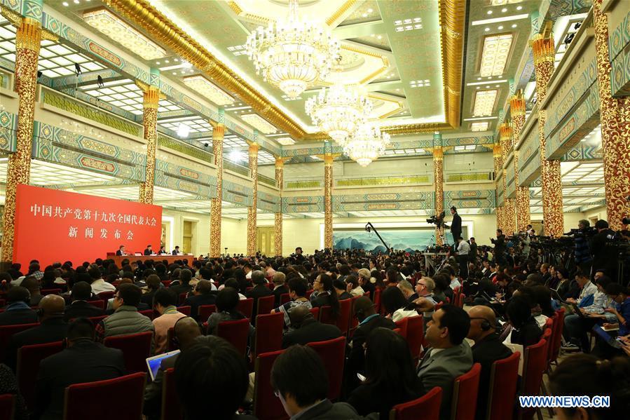 (CPC)CHINA-BEIJING-CPC NATIONAL CONGRESS-PRESS CONFERENCE (CN)