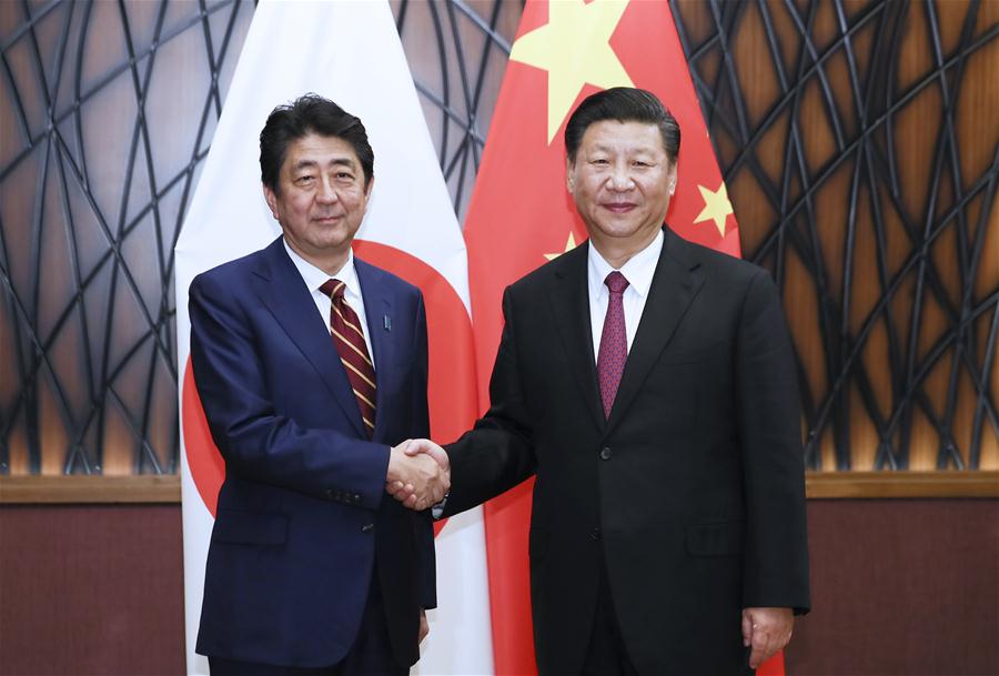 VIETNAM-CHINA-JAPAN-XI JINPING-SHINZO ABE-MEETING