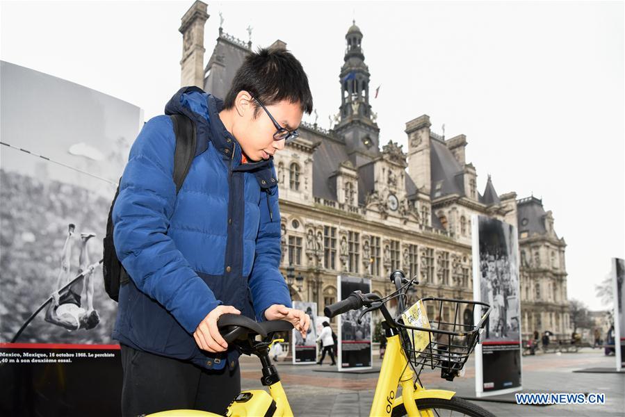 FRANCE-PARIS-CHINA-BIKE SHARING-OFO