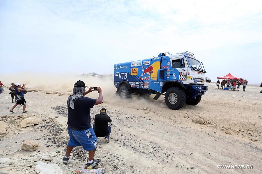 (SP)PERU-PISCO-DAKAR RALLY-STAGE 2