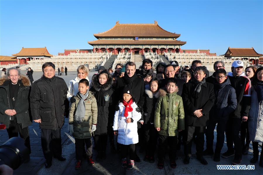 CHINA-BEIJING-FRANCE-MACRON-PALACE MUSEUM-VISIT(CN)