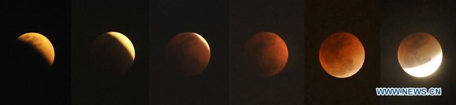 INDIA-KOLKATA-LUNAR ECLIPSE