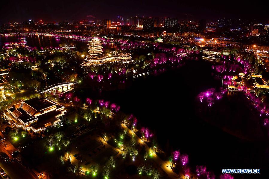 CHINA-SHANDONG-JINAN-DAMING LAKE-NIGHT VIEW(CN)