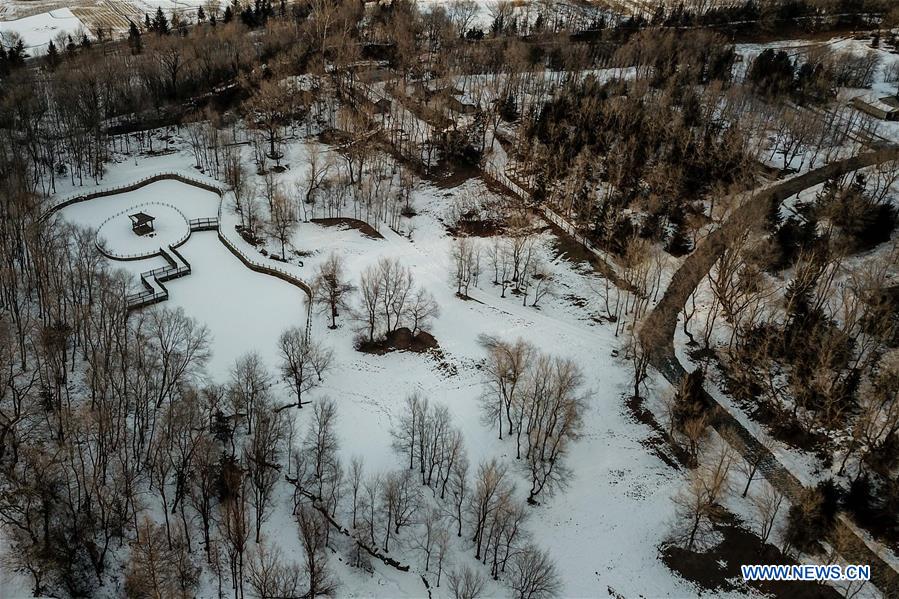 CHINA-LIAONING-HETU ALA CITY-SNOW (CN)