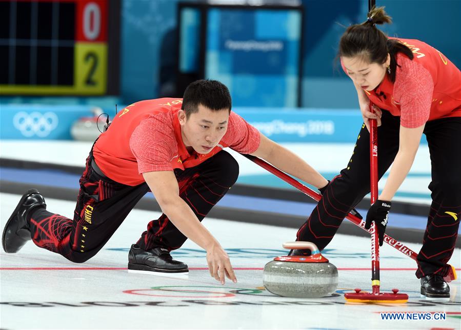 (SP)OLY-SOUTH KOREA-PYEONGCHANG-CURLING-MIXED DOUBLES-CHN VS OAR