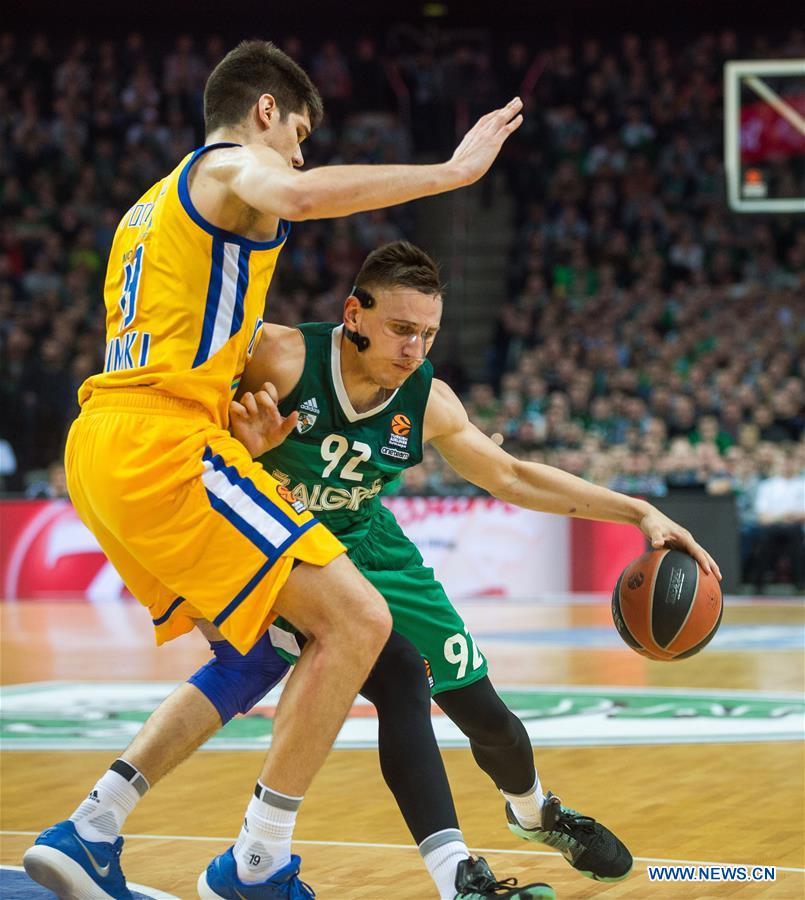 (SP)LITHUANIA-KAUNAS-BASKETBALL-EUROLEAGUE-ZALGIRIS KAUNAS VS KHIMKI MOSCOW REGION