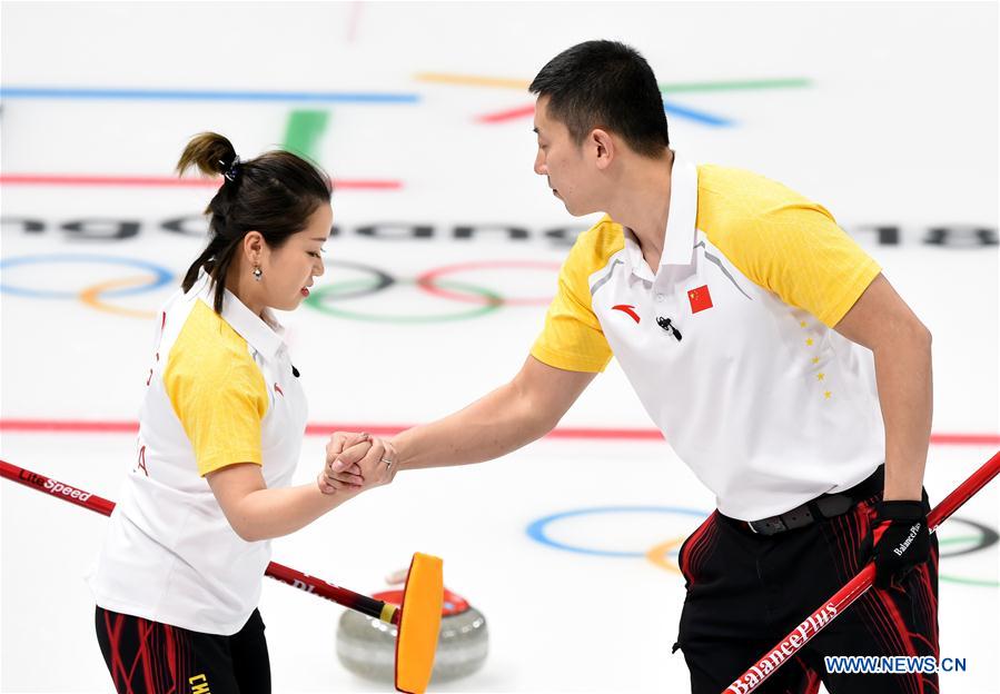 (SP)OLY-SOUTH KOREA-PYEONGCHANG-CURLING-MIXED DOUBLES-CHN VS NOR