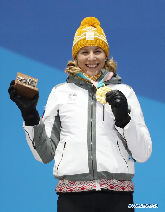 (SP)OLY-SOUTH KOREA-PYEONGCHANG-BIATHLON-WOMEN'S 12.5KM MASS START-MEDAL CEREMONY