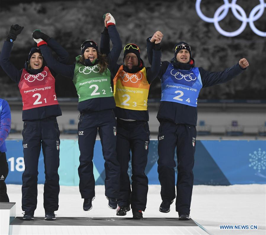 (SP)OLY-SOUTH KOREA-PYEONGCHANG-BIATHLON-MIXED RELAY