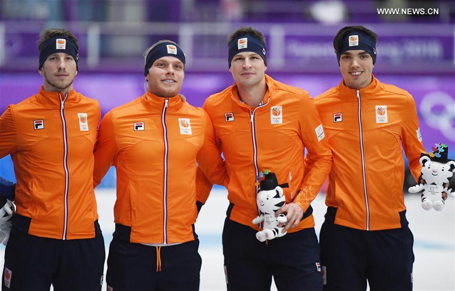 (SP)OLY-SOUTH KOREA-PYEONGCHANG-SPEED SKATING-MEN'S TEAM PURSUIT