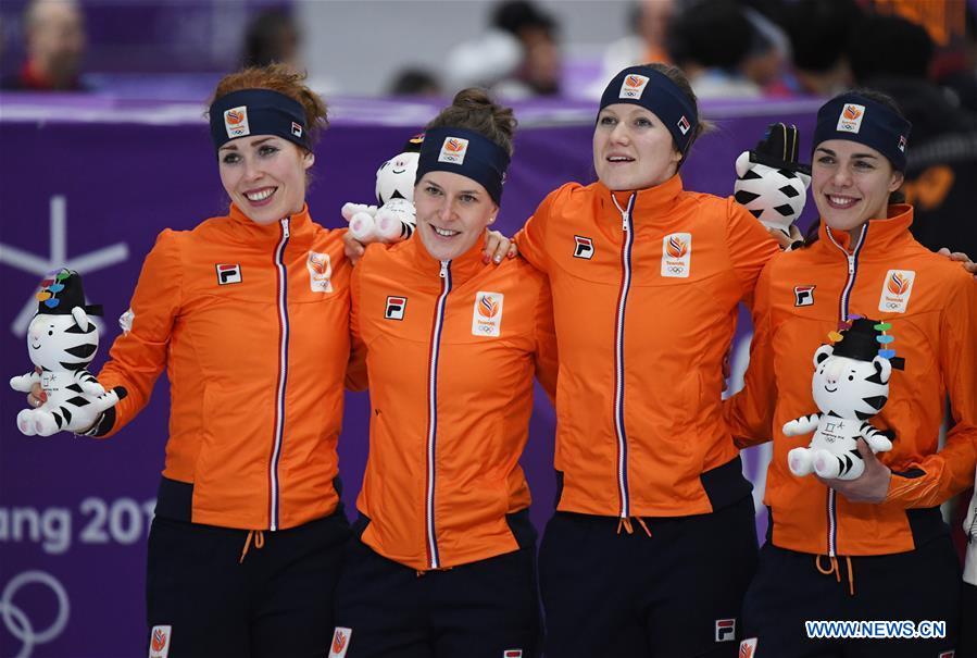 (SP)OLY-SOUTH KOREA-PYEONGCHANG-SPEED SKATING-LADIES' TEAM PURSUIT