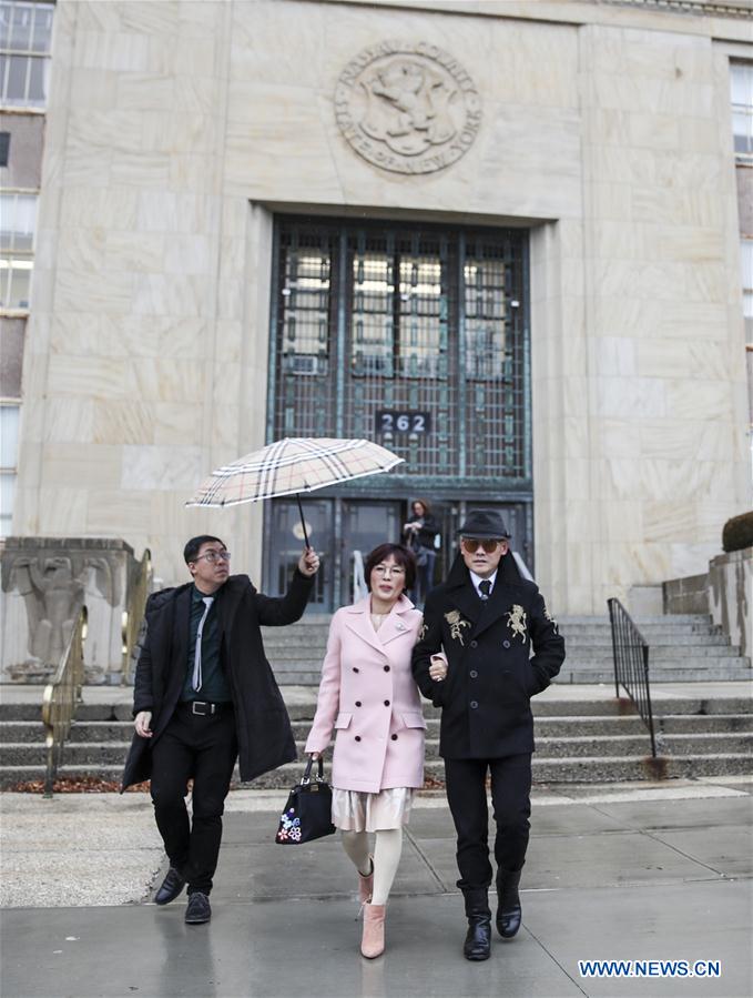 U.S.-NEW YORK-CHINESE COMEDIAN-ZHOU LIBO-COURT SESSION