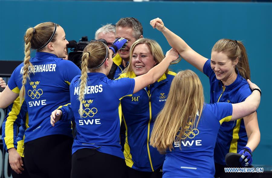 (SP)OLY-SOUTH KOREA-PYEONGCHANG-CURLING-WOMEN'S GOLD MEDAL GAME-SWE VS KOR