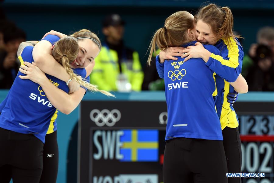 (SP)OLY-SOUTH KOREA-PYEONGCHANG-CURLING-WOMEN'S GOLD MEDAL GAME-SWE VS KOR