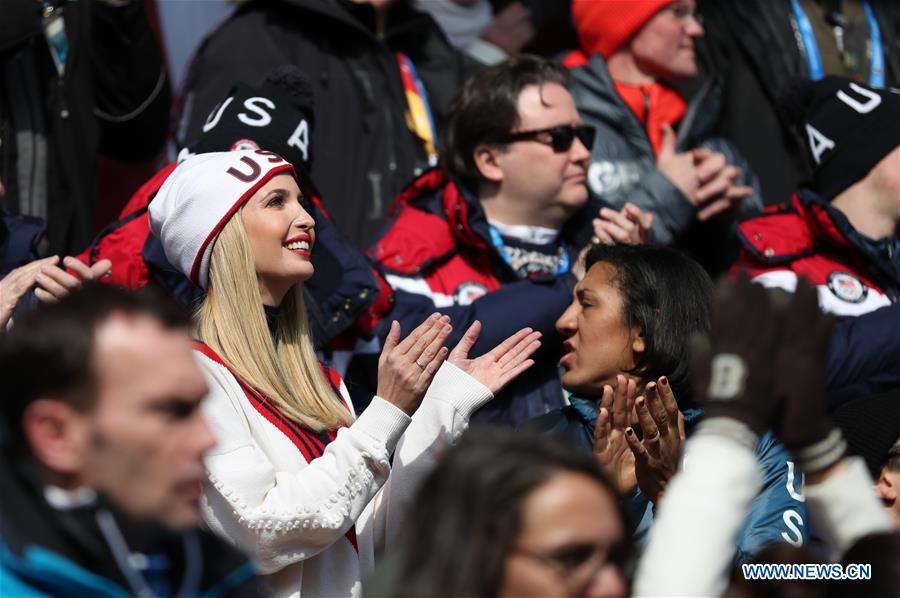 (SP)OLY-SOUTH KOREA-PYEONGCHANG-BOBSLEIGH-4-MAN-IVANKA TRUMP