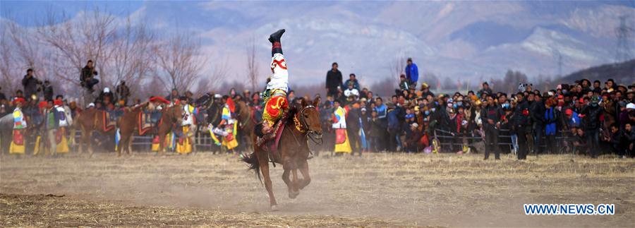 CHINA-TIBET-LHASA-EQUESTRIAN EVENT (CN)