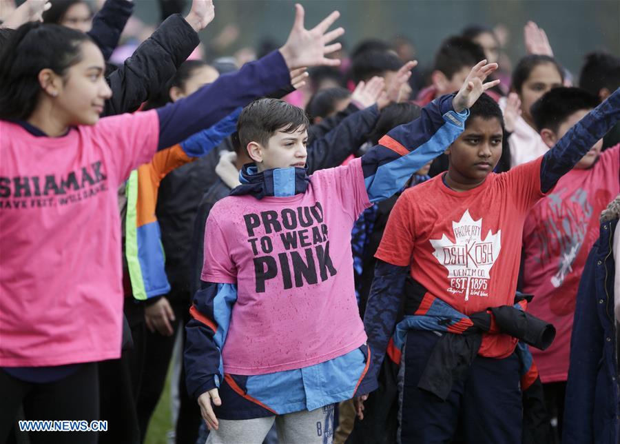 CANADA-VANCOUVER-STUDENTS-PINK SHIRT DAY