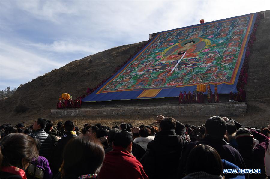 CHINA-GANSU-LABRANG MONASTERY-BUDDHIST RITUAL (CN)