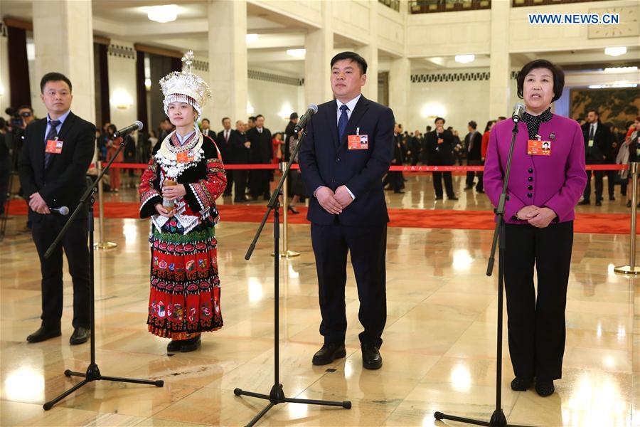 (TWO SESSIONS)CHINA-BEIJING-NPC-DEPUTIES-INTERVIEW (CN)