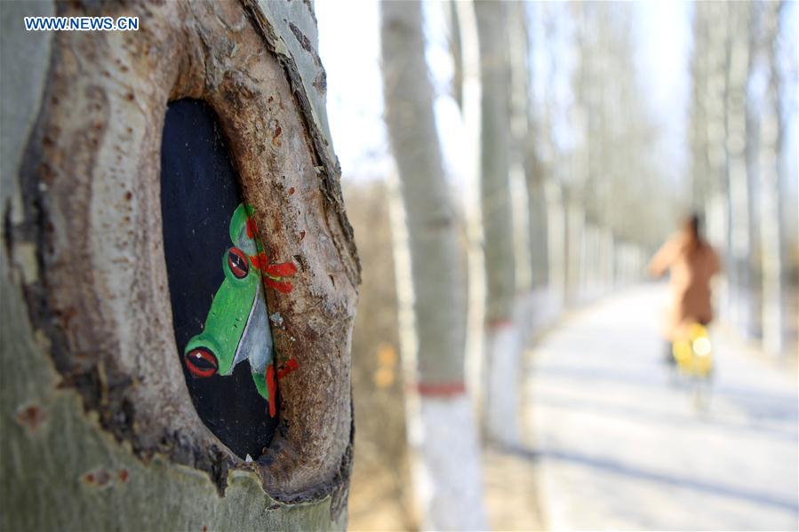 CHINA-NINGXIA-TREES-DRAWING (CN)