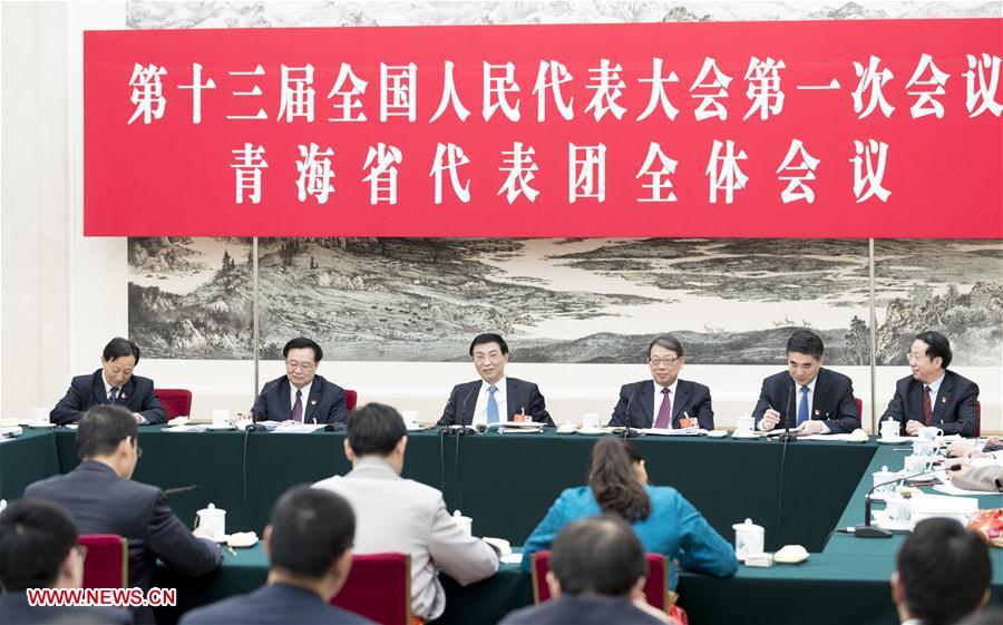 (TWO SESSIONS)CHINA-BEIJING-WANG HUNING-NPC-PANEL DISCUSSION (CN)