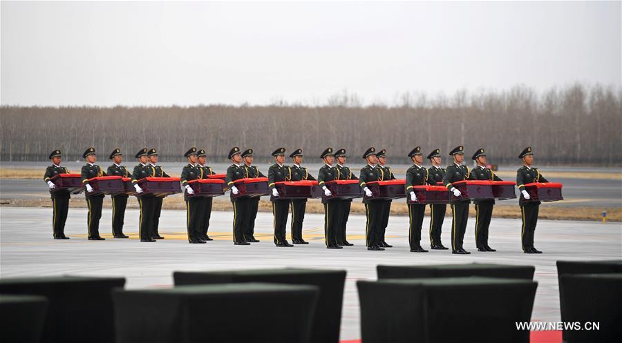 CHINA-SHENYANG-CPV SOLDIERS-REMAINS-RETURN (CN)