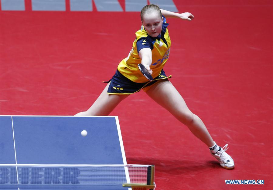 (SP)SWEDEN-HALMSTAD-TABLE TENNIS-WORLD TEAM CHAMPIONSHIPS-DAY 3