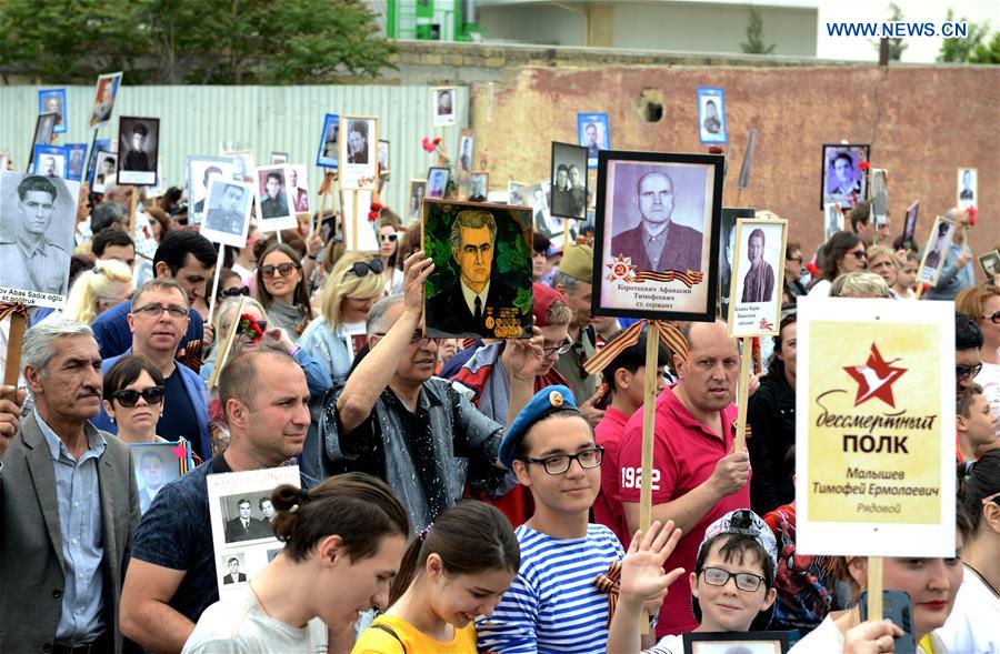 AZERBAIJAN-BAKU-VICTORY DAY-CELEBRATION