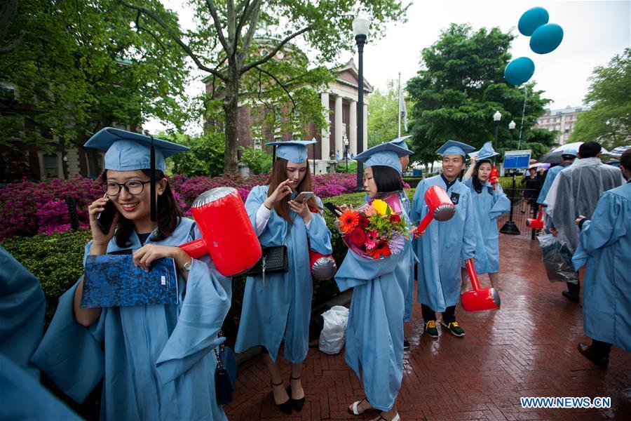 U.S.-NEW YORK-COLUMBIA UNIVERSITY-COMMENCEMENT CEREMONY