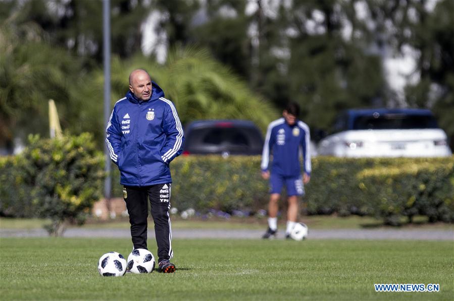 (SP)ARGENTINA-EZEIZA-SOCCER-TRAINING