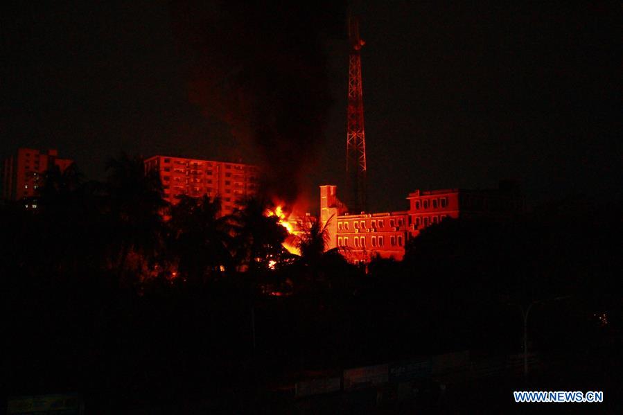 BANGLADESH-DHAKA-SUBSTATION-FIRE