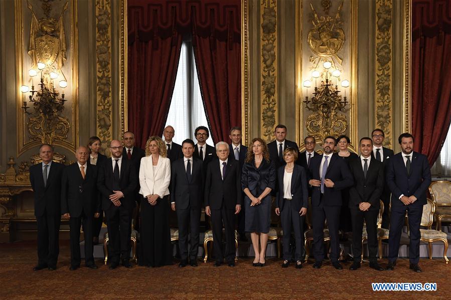 ITALY-ROME-NEW GOVERNMENT-SWEARING-IN CEREMONY