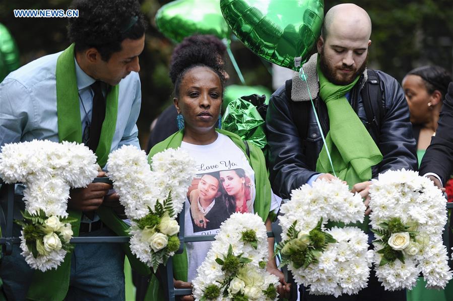 BRITAIN-LONDON-GRENFELL TOWER-FIRE-ONE YEAR ANNIVERSARY