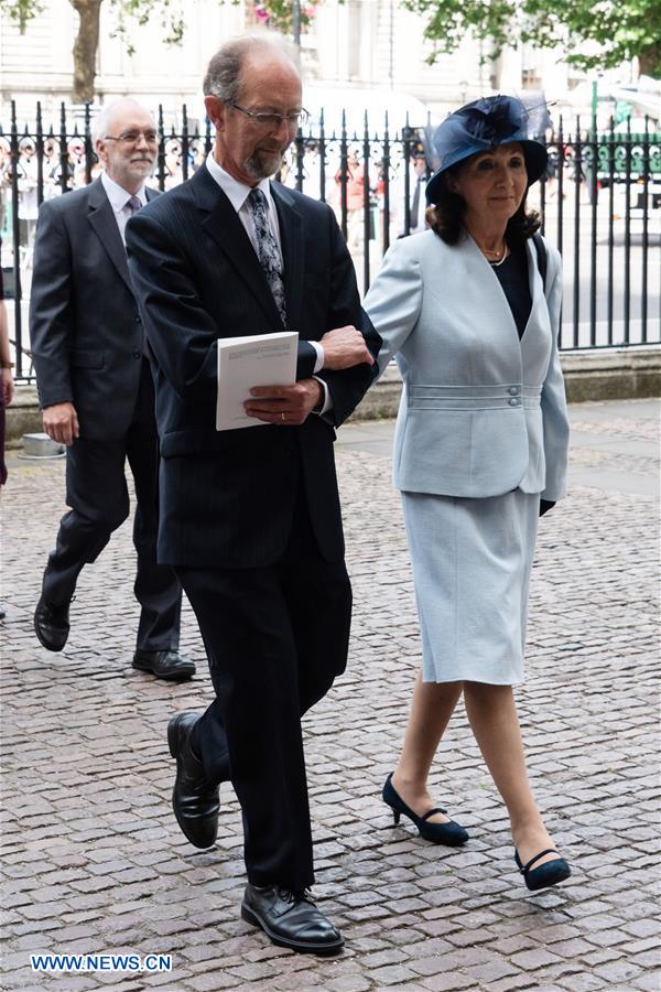 BRITAIN-LONDON-STEPHEN HAWKING-MEMORIAL SERVICE