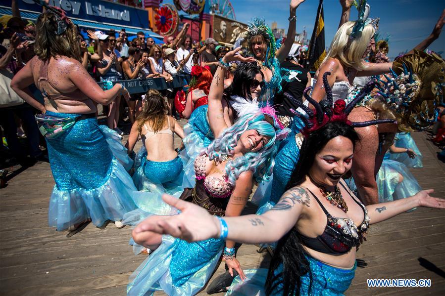 U.S.-NEW YORK-MERMAID PARADE