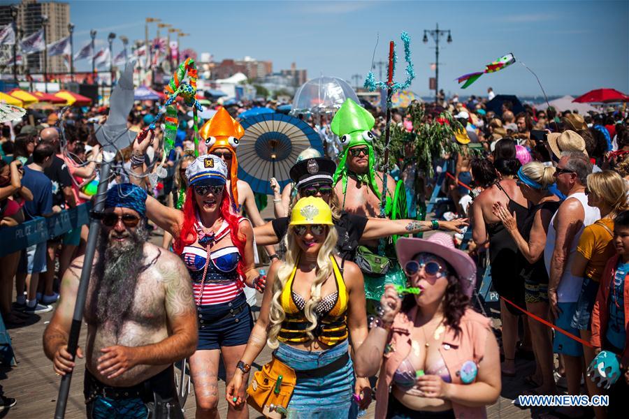 U.S.-NEW YORK-MERMAID PARADE