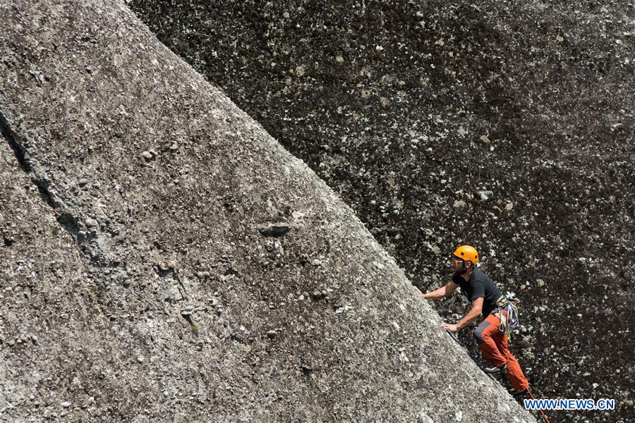 GREECE-METEORA-ROCK CLIMBING