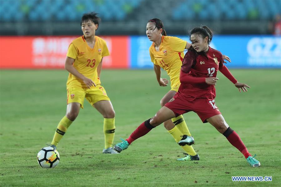 (SP)CHINA-DUYUN-FOOTBALL-INTERNATIONAL WOMEN'S YOUTH