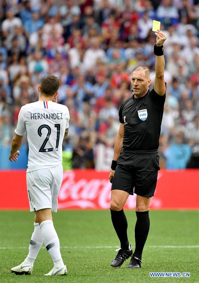 (SP)RUSSIA-NIZHNY NOVGOROD-2018 WORLD CUP-QUARTERFINAL-URUGUAY VS FRANCE