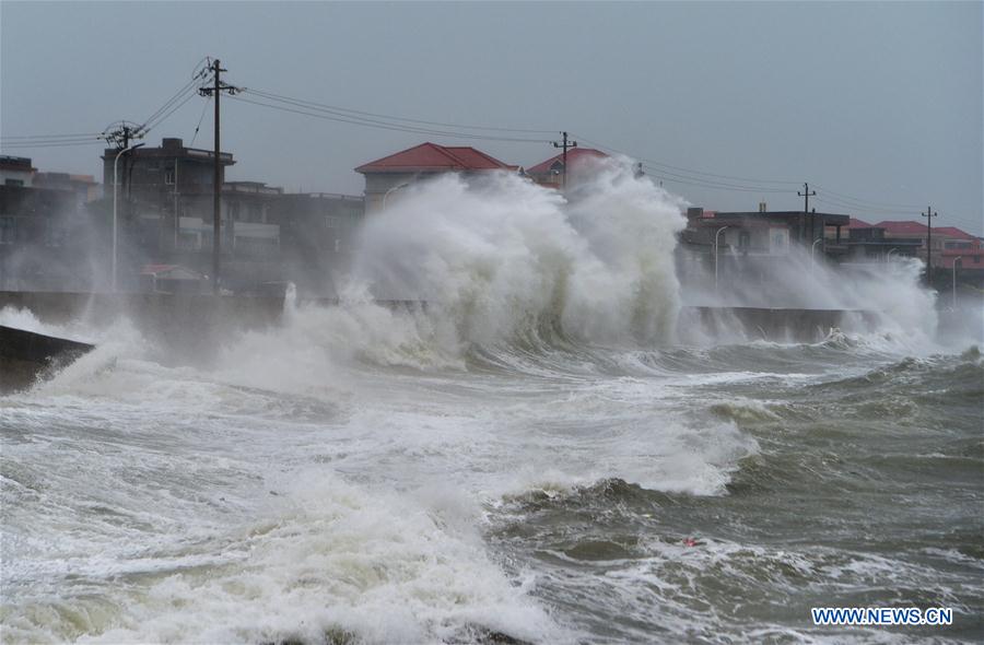 CHINA-TYPHOON MARIA-LANDFALL (CN)