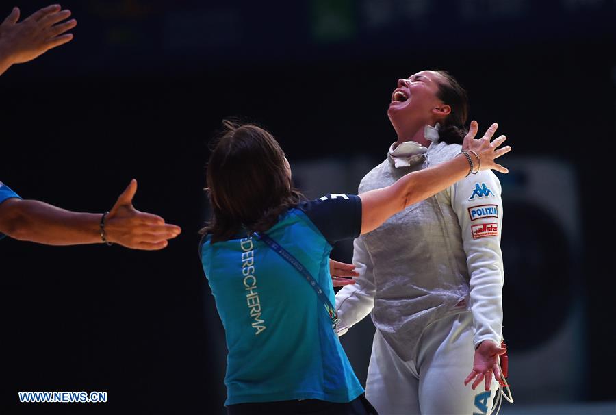 (SP)CHINA-JIANGSU-WUXI-FENCING-WORLD CHAMPIONSHIPS (CN)