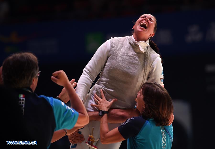 (SP)CHINA-JIANGSU-WUXI-FENCING-WORLD CHAMPIONSHIPS (CN)