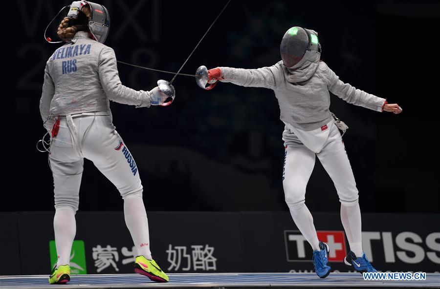 (SP)CHINA-JIANGSU-WUXI-FENCING-WORLD CHAMPIONSHIPS (CN)