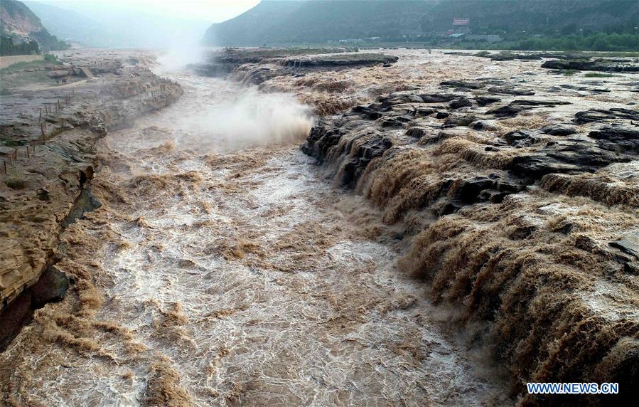 #CHINA-SHANXI-HUKOU WATERFALL-FLOODS (CN)