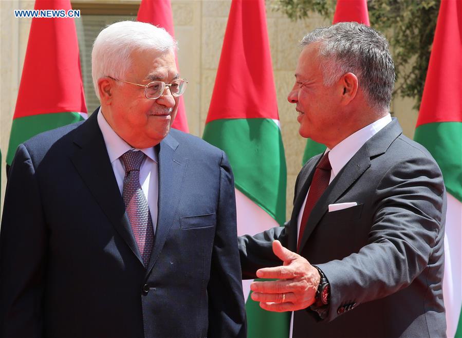 JORDAN-AMMAN-KING-PALESTINIAN PRESIDENT-MEETING