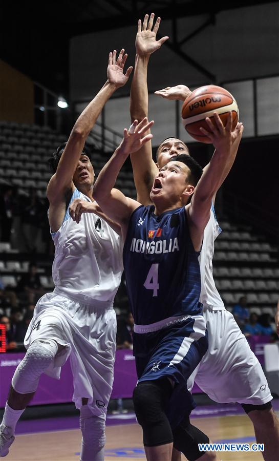 (SP)INDONESIA-JAKARTA-ASIAN GAMES-BASKETBALL-THAILAND VS MONGOLIA