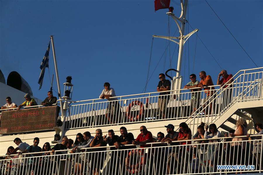 GREECE-PIRAEUS-MID-AUGUST-SUMMER HOLIDAY