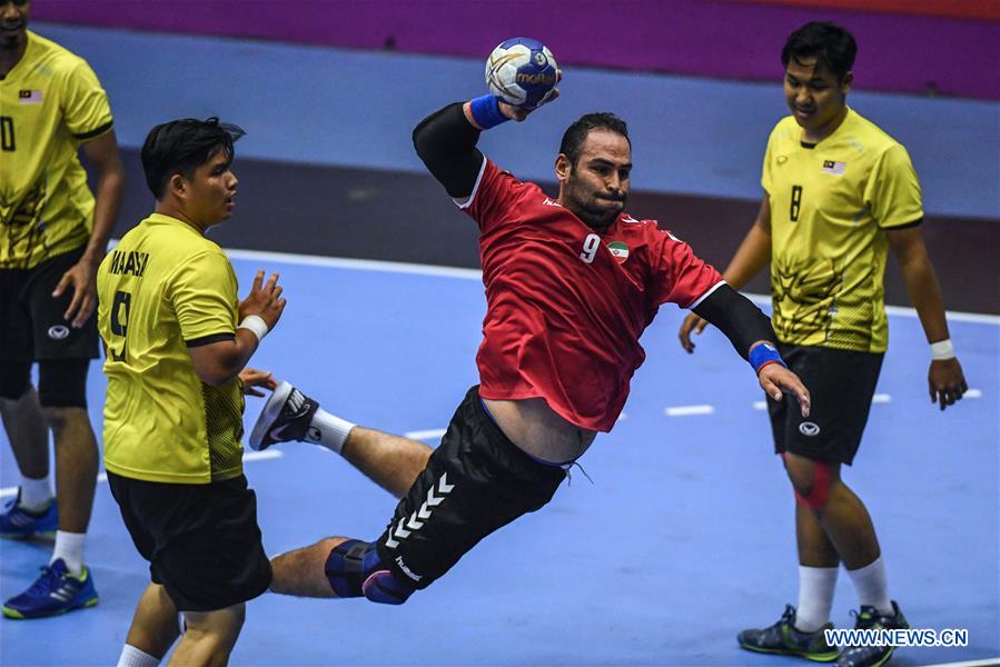 (SP)INDONESIA-JAKARTA-ASIAN GAMES-HANDBALL-IRAN VS MALAYSIA