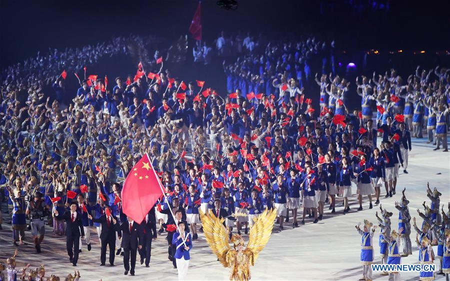 (SP)INDONESIA-JAKARTA-ASIAN GAMES-OPENING CEREMONY